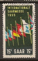 Sarre -Foire 1955 YT 341 Obl. / Saarland - Messe 1955 Mi.Nr. 359 Gestempelt - Gebraucht