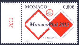 Delcampe - 2013 MONACO "MONACOPHIL 2013" SINGOLO MNH - Ungebraucht