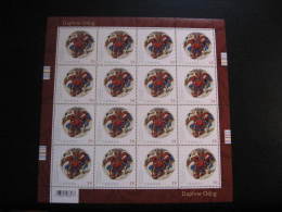 F11-19  SC# 2436  Feuille De 16, Art Canada, D. Odjig  Art Canada; Sheet Of 16;    2011 - Full Sheets & Multiples