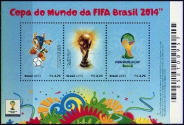 Brasil 2014 **  Copa Del Mundo De La FIFA. Mascota. Trofeo. Logo. See Description. - Nuevos