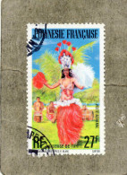 POLYNESIE Frse :  Danseuse De Tahiti - Folklore - Tradition - Patrimoine - Danse - - Oblitérés