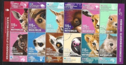 HUNGARY-2014. SPECIMEN Souvenir Sheet - Young Animals / Budapest Zoo - Gebruikt