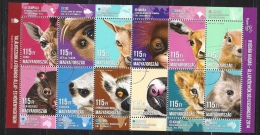HUNGARY-2014. SPECIMEN Souvenir Sheet - Young Animals / Budapest Zoo - Proofs & Reprints