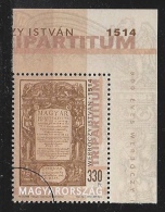 HUNGARY-2014. SPECIMEN  - 500th Anniversary Of The Istvan Werbőczy's  Tripartitum - Proofs & Reprints