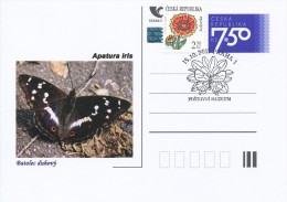 Czech Rep. / Postal Stat. (Pre2006/05cp) Czech Butterfiles: Apatura Iris - Commemorative Postmarks (2011 - Praha 1) - Postcards