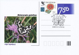 Czech Rep. / Postal Stat. (Pre2006/06cp) Czech Butterfiles: Melanargia Galathea - Commemorative Postmarks (2011 Praha 1) - Postcards