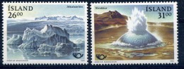 ISLANDE 1991 N° YVERT 697/698 LUXE ** - Oblitérés