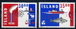 ISLANDE 1992 N° YVERT 719/720 LUXE ** - Oblitérés