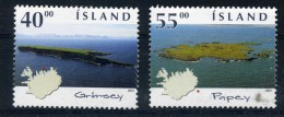ISLANDE 2001 N° YVERT 921/922 LUXE ** - Used Stamps
