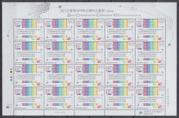 South Korea KPCC2337 Seoul Conference On Cyberspace, Cyberespace, Computer, Full Sheet - Computers