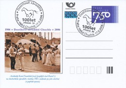 Czech Rep. / Postal Stat. (Pre2006/38cp) 100 Years Chuchle Racecourse; Emperor Charles I.; Uniforms; Buffet; Tribune - Postales