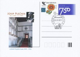 Czech Rep. / Postal Stat. (Pre2007/02cp) Josip Plecnik (1872-1957) Slovene Architect "Architect Of Prague Castle" - Cartes Postales