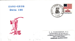 SPACE -  USA- 1977 - ESRO - GOES /DELTA 130   COVER WITH  OPRLANDO  POSTMARK - Etats-Unis