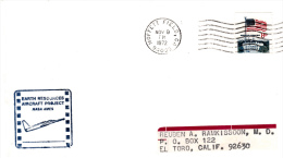 SPACE -  USA- 1972 - AMES ERAP PROJECT    COVER WITH  MOFFET FIELD  POSTMARK - Etats-Unis