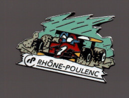 Pin's Formule 1 - Rhone Poulenc (EGF Signé Démons Et Merveilles) - Automovilismo - F1