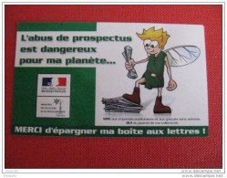Autocollant L'abus De Prospectus Est Dangereux Pour La Planète, Imprimés Publicitaires - Stickers