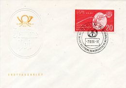 RDA. Enveloppe Commémorative De 1959. 10 Ans De RDA. - Machines à Affranchir (EMA)