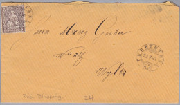 Heimat CH ZH TURBENTHAL 1881-05-23 Brief Nach Wyla - Briefe U. Dokumente