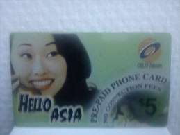 Prepaidcard  Hello Sia 5 $ Used - Other & Unclassified