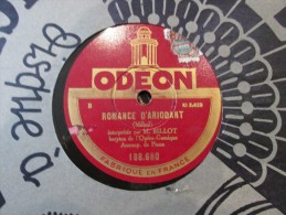 78 Tours Cimetiere De Campagne - Romance D Ariodant - M Billot - Odeon 188 680 - 78 Rpm - Gramophone Records