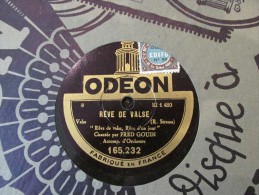 78 Tours La Veuve Joyeuse - Reve De Valse - F Gouin - Odeon 165232 - 78 Rpm - Schellackplatten