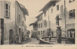 73 ALBERTVILLE- CONFLANS  La Fontaine - Albertville