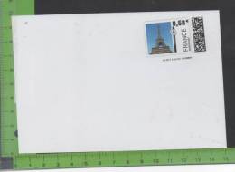 ENTIERS PRET A POSTER TARIF 0.58   MON TIMBRE  EN LIGNE FORMAT CARTE POSTALE LA TOUR EIFFEL  10 X 15 - Timbres à Imprimer (Montimbrenligne)