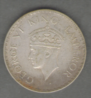 INDIA 1 RUPEE 1940 AG SILVER GEORGE VI - Inde