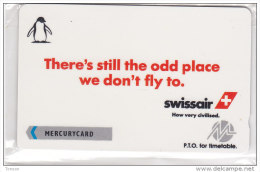 Paytelco, PYPR016, Airlines, Swissair, Penguin, Mint In Blister, 2 Scans. - [ 4] Mercury Communications & Paytelco