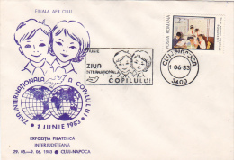 2046A, SCOUTING PIONEER, SPECIAL COVER POSTAL STATIONARY, 1983 ROMANIA. - Lettres & Documents