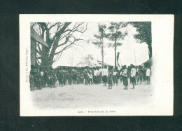 Indochine Cochinchine   Laos - Procession De La Fusée   ( Animée Ed. Claude & Co Saigon) - Laos