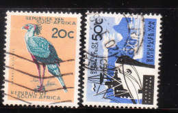 South Africa 1961-63 Bird & Harbour 2v Used - Unused Stamps