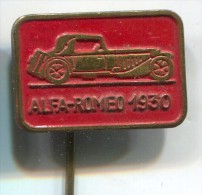 ALFA ROMEO - Car, Auto, Oldtimer, Vintage Pin, Badge - Alfa Romeo