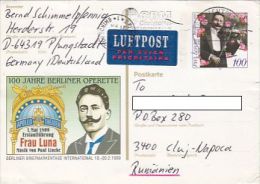 PAUL LINCKE, COMPOSER, PC STATIONERY, ENTIER POSTAUX, 2000, GERMANY - Bildpostkarten - Gebraucht