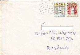 FOLKLORE MOTIFFS, STAMPS ON COVER, 2001, HUNGARY - Lettres & Documents