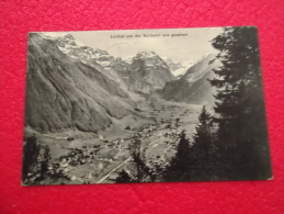 Glarus Glaris  Linthal Von Der Salibahn Aus Gesehen  1910 Aerial View - Linthal