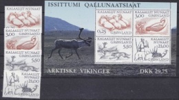 Greenland 2000 Arctic Viking 4v + M/s ** Mnh (18350) - Ungebraucht