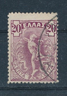 Griechenland 1901 20 L. Gest. Hermes - Oblitérés