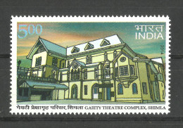 INDIA, 2014,  Gaiety Theatre  Complex, Shimla Architecture Art, 1 V, MNH, (**) - Neufs