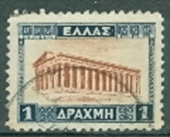 Griechenland 1927 1 Dr. Theseustempel Athen - Usati