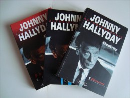 3 Livres : JOHNNY HALLYDAY DESTROY Tomes 1 Déraciné - 2 Rebelle - 3 Survivant - Objets Dérivés