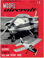 MODEL AIRCRAFT JULY 1962 - Gran Bretaña