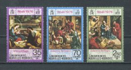 HEBRIDES 1976 N° 438/440 ** Neufs = MNH  Superbes Cote 5,70 € Noël Christmas Tableaux Peintures Paintings Berger Mages - Ongebruikt