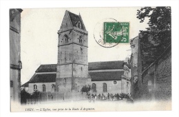 (1431-61) Trun - L'Eglise Vue Prise De La Route D'Argentan - Trun