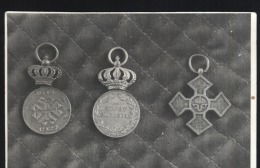 WWI-King Ferdinand-Romania-medals-decorations-original Photo-12.5x8cm-unused,perfect Shape - Monedas (representaciones)