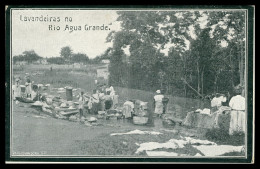 SÃO TOMÉ E PRÍNCIPE-  LAVADEIRAS -Lavadeiras No Rio Agua Grande.  Carte Postale - Sao Tome And Principe