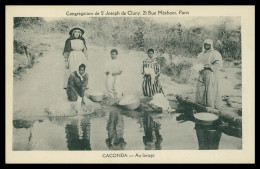 HUILA - CACONDA  - LAVADEIRAS - Au Lavage. ( Congrègation De S' Joseph De Cluny) Carte Postale - Angola