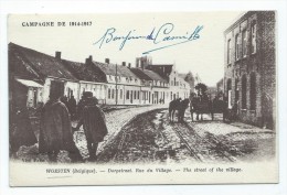 Carte Postale - WOESTEN - Dorpstraat - Rue Du Village - Campagne De 1914-1917 - CPA   // - Vleteren