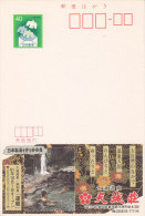 Japon, Entier Postal, Chute, Cascade, Eau, - Brieven En Documenten