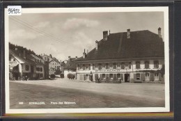 Delcampe - DISTRICT D´ECHALLENS /// ECHALLENS - HOTEL DES BALANCES  - TB ( ADHERENCES AU DOS ) - Échallens